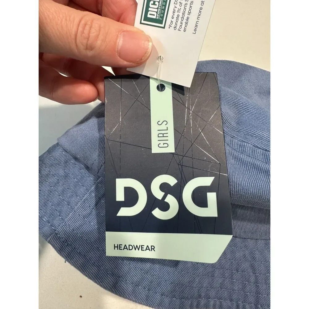 NWT DSG Washed Denim Girls Bucket Hat Size Small / Medium